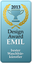 2013  Design Award EMIL  bester Waschbär-künstler
